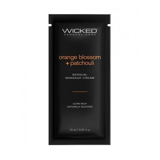 Wicked Sensual Care Orange Blossom & Patchouli Massage Cream - .34 oz, image 1