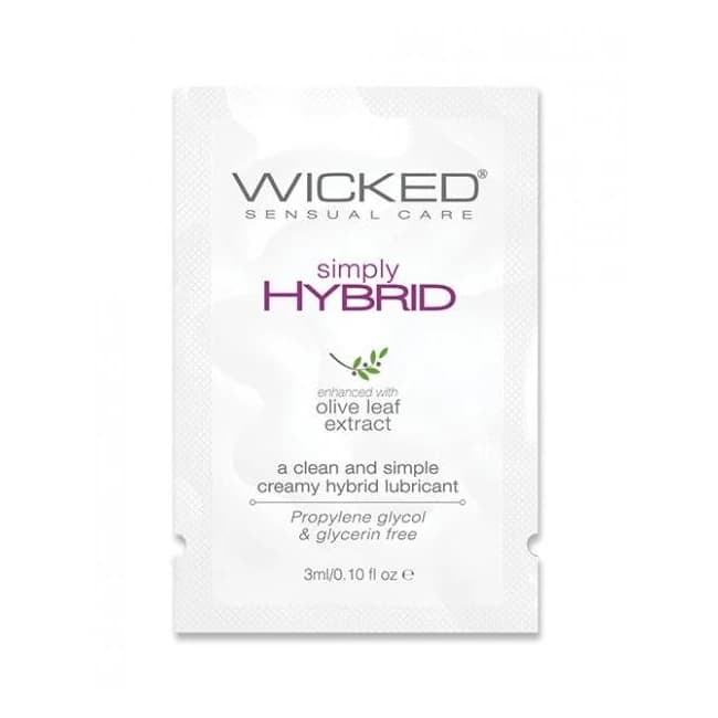 Wicked Sensual Care Simply Hybrid Lubricant - .1 Oz., image 1
