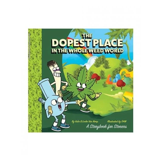 Wood Rocket the Dopest Place in the Whole Weed World Adult Storybook, image 1