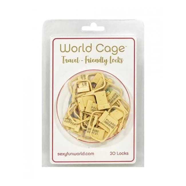 World Cage Travel Friendly Locks - 20 Pack Plastic Locks, image 1