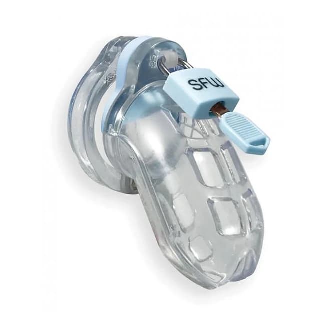 World Cage Vegas Male Chastity Kit - Medium 85 mm X 38 mm, image 1