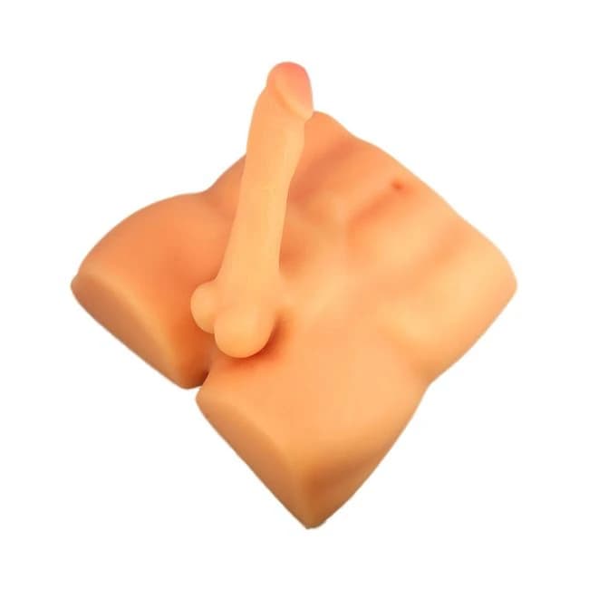 X5 Men Rough Rider Flexible Penis Anal Entry Beige, image 1