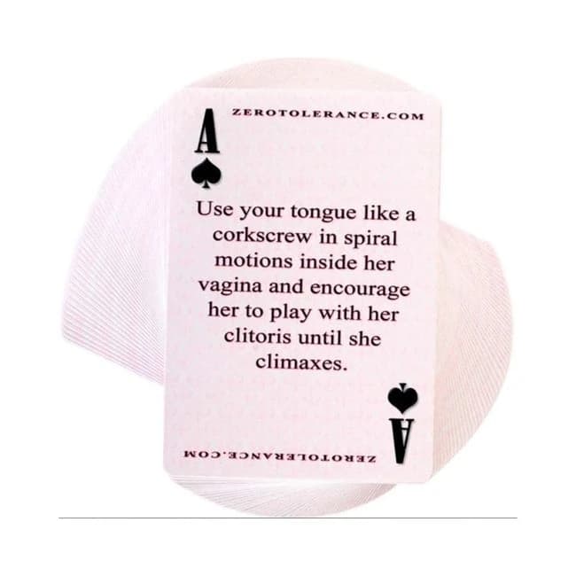 Zero Tolerance Getting & Giving Cunnilingus Cards, image 1