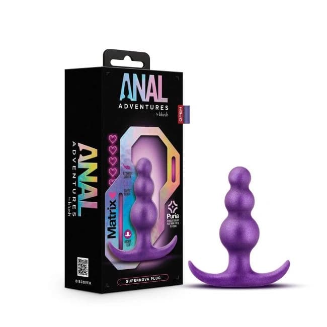 Anal Adventures Matrix Super Nova Plug Galactic Purple, image 1