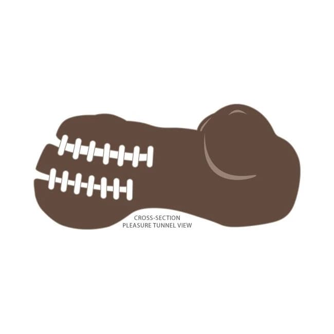 Cloud 9 Personal Mini Body Stroker - Brown - Image 1
