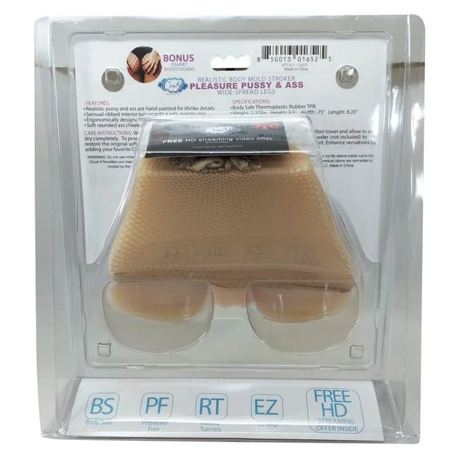 CLOUD 9 REALISTIC PUSSY & ASS BODY MOLD LIGHT W/ SPREAD LEGS - Image 1