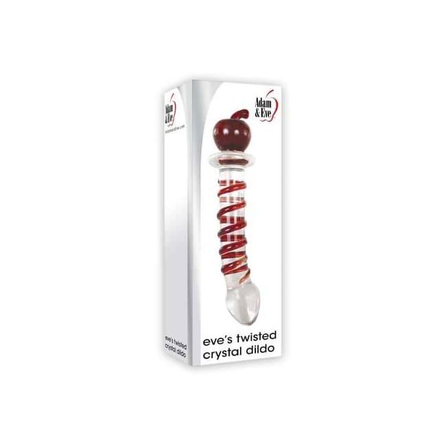 (d) Adam & Eve Eve's Twisted Crystal Dildo - Image 1 (d) Adam & Eve Eve's Twisted Crystal Dildo - Image 1