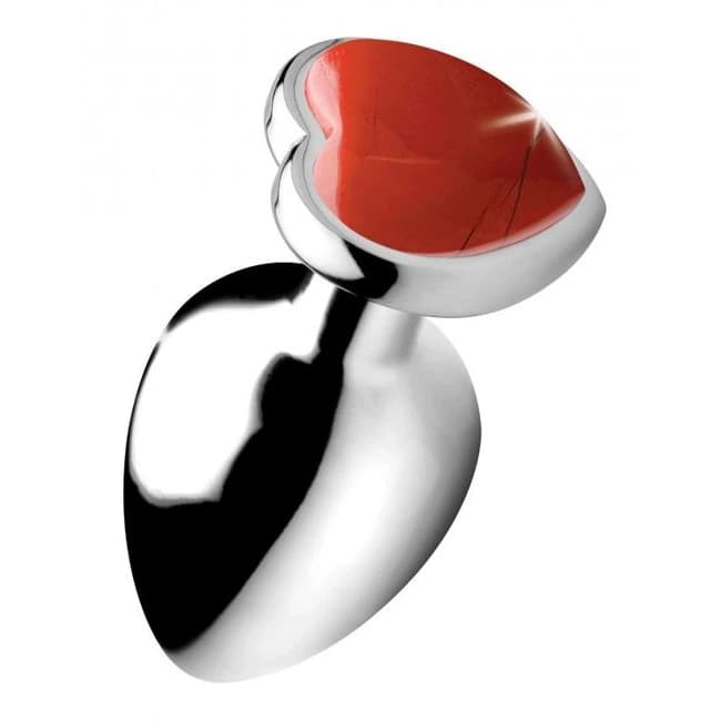(d) Booty Sparks Gemstones La Heart Anal Plug Red Jasper - Image 1 (d) Booty Sparks Gemstones La Heart Anal Plug Red Jasper - Image 1