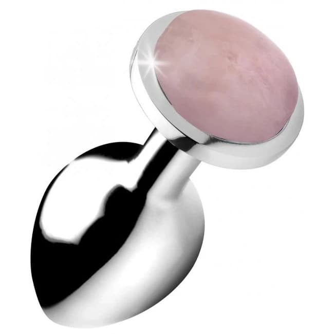 Booty Sparks Gemstones Me Anal Plug Rose Quartz, image 1