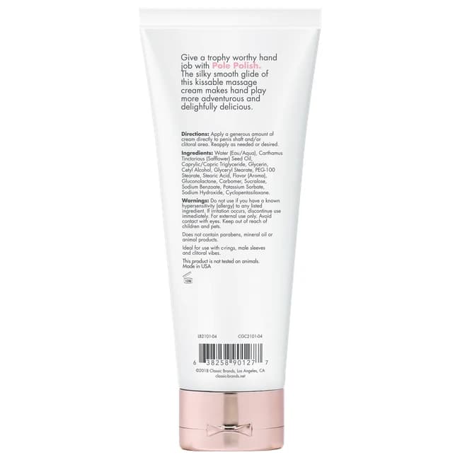 (D) CGC POLE POLISH SIMPLY NAK KISSABLE MASSAGE CREAM 4 FL OZ - Image 1 (D) CGC POLE POLISH SIMPLY NAK KISSABLE MASSAGE CREAM 4 FL OZ - Image 1