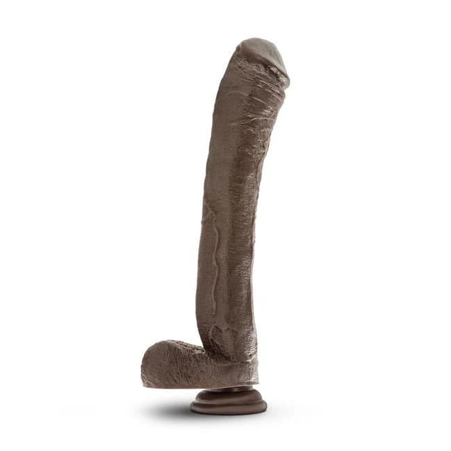Dr Skin Mr Ed 13 Dildo w/ Suction Cup Chocolate ", image 1