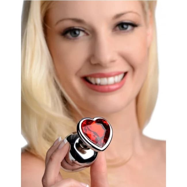 Frisky Chrome Hearts 3 Pie Anal Plugs w/ Gem Accents, image 1