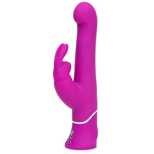 (d) Happy Rabbit Beaded G Spot Rechargeable Rabbit Purple - Image 1 (d) Happy Rabbit Beaded G Spot Rechargeable Rabbit Purple - Image 1