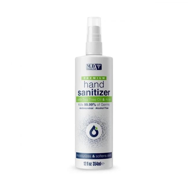 (d) Md Science Lab Premium Han Sanitizer W/ Tea Tree Oil & Aloe (w/ Alcohol) 1 Gallon - Image 1 (d) Md Science Lab Premium Han Sanitizer W/ Tea Tree Oil & Aloe (w/ Alcohol) 1 Gallon - Image 1