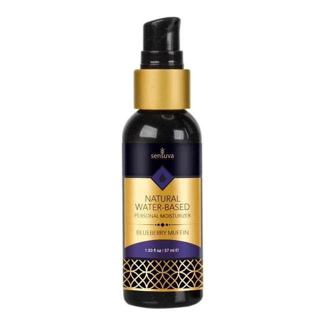 (D) NATURAL WATER-BASED PERSON MOISTURIZER BLUEBERRY MUFFIN 2 OZ - Image 1