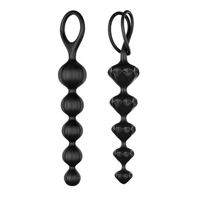 (d) Satisfyer Love Beads Set O Black (net) - Image 1