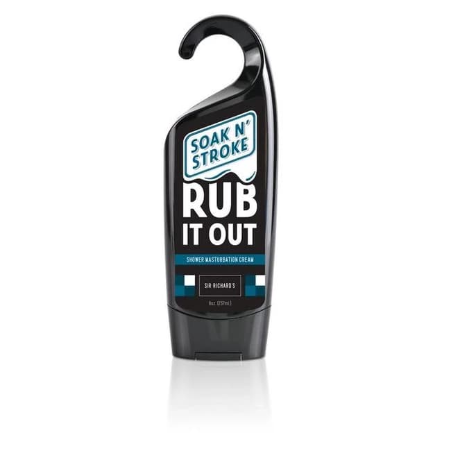 Sir Richard's Soak N' Stro Rub It Out Shower Masturbation Cream 8 oz, image 1