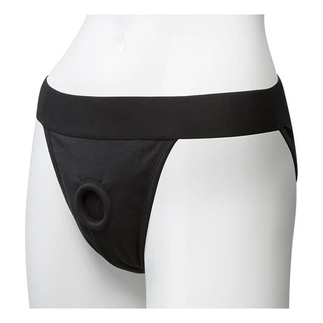 Vac U Lock Full Back Panty Harness Black L/XL, image 1