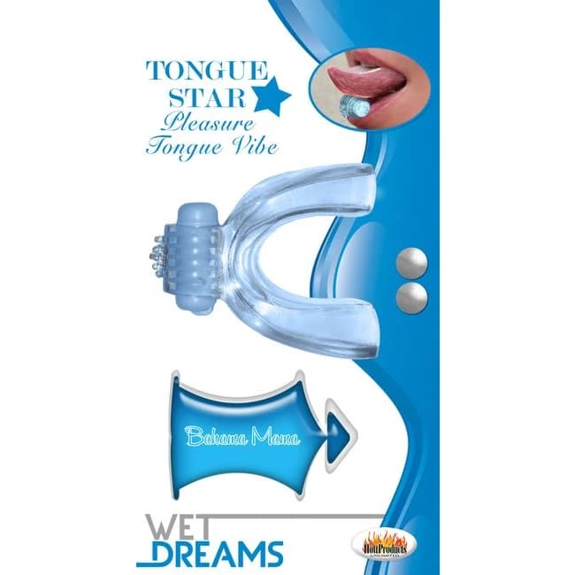 (d) Wet Dreams Tongue Star Blu - Image 1