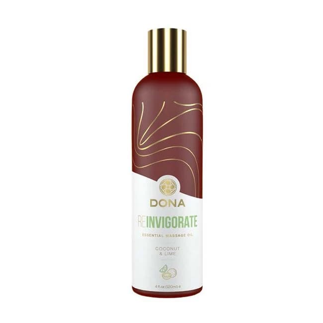 (d)dona Essential Massage Oil Reinvigorate - Coconut & Lime - Image 1 (d)dona Essential Massage Oil Reinvigorate - Coconut & Lime - Image 1
