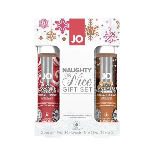 (d)jo Naughty or Nice Gift Set Candy Cane & Gingerbread - Image 1 (d)jo Naughty or Nice Gift Set Candy Cane & Gingerbread - Image 1