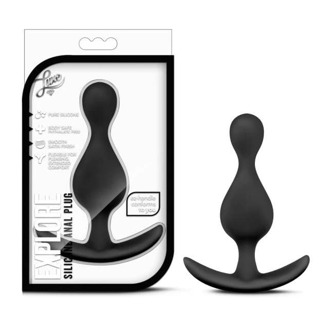 (d)luxe Explore Black Anal Plu - Image 1 (d)luxe Explore Black Anal Plu - Image 1