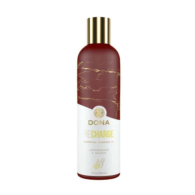 Dona Essential Massage Oil Recharge- Lemongrass & Ginger - Image 1 Dona Essential Massage Oil Recharge- Lemongrass & Ginger - Image 1