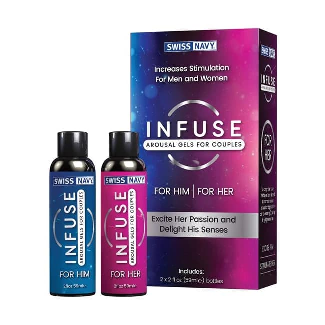 (d)swiss Navy Infuse 2-in-1 Arousal Gel for Him & Her - Image 1 (d)swiss Navy Infuse 2-in-1 Arousal Gel for Him & Her - Image 1