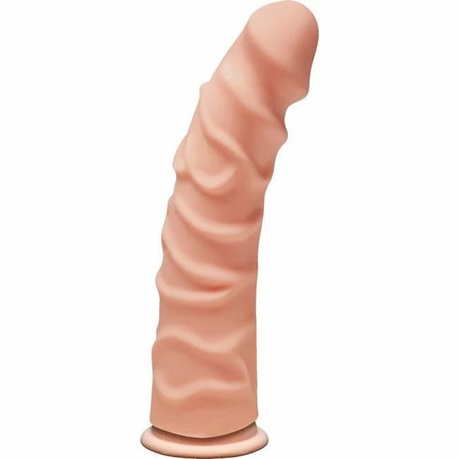 The D Ragin' D 8 Vanilla Beige Ultraskyn Dildo ", image 1