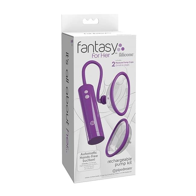 Fantasy for Her Rechargeable Pleasure Pump Kit, image 1