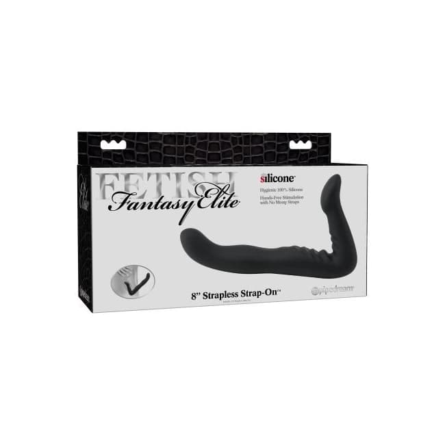 Fetish Fantasy Elite 8in Strapless Strap on Black, image 1