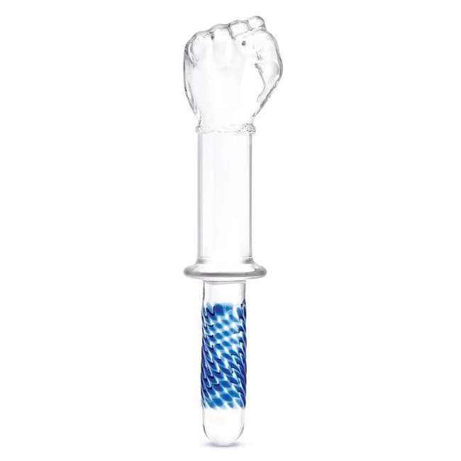 Glas 11in Glass Fist Double Ended W/ Handle Grip - Image 1 Glas 11in Glass Fist Double Ended W/ Handle Grip - Image 1