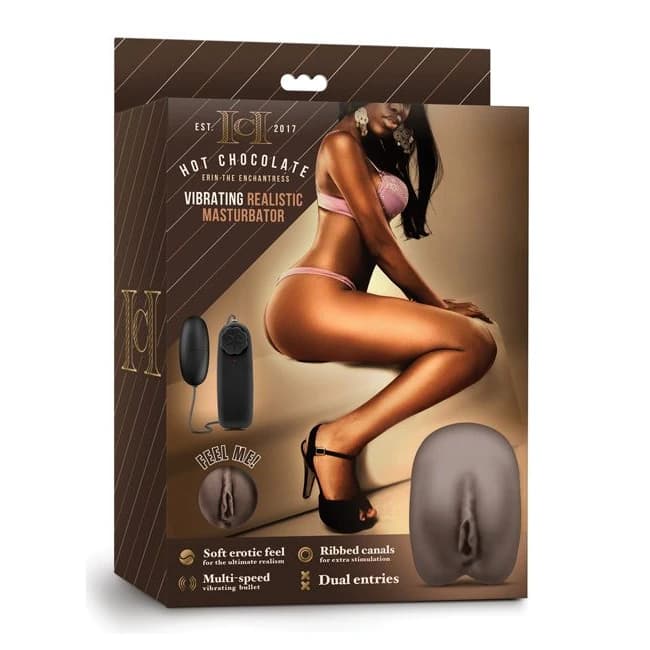 Hot Chocolate Erin the Enchantress Vibrating Realistic Masturbator, image 1