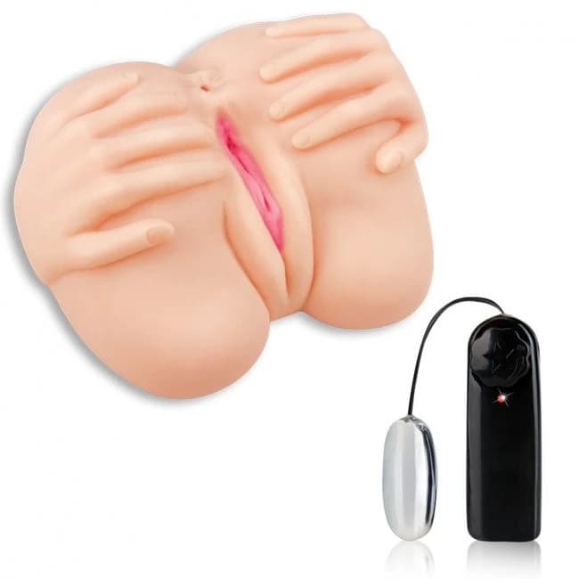 Hustler Vibrating Spread from Behind Pussy & Ass Stroker - Image 1