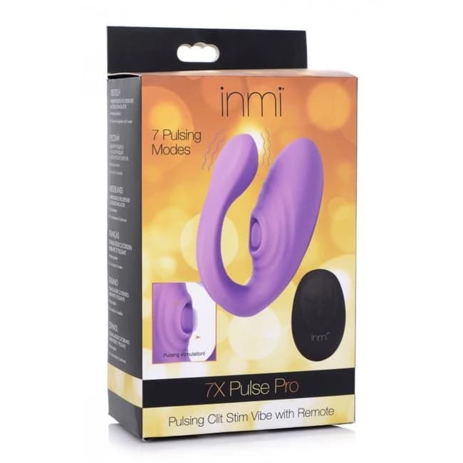 Inmi 7x Pulse Pro Pulsing Clit Stim Vibe W/ Remote, image 1