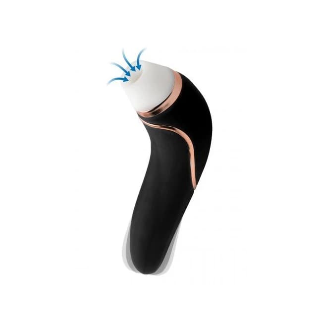 Inmi Shegasm Deluxe 2-in-1 Clitoral Stimulator & Vibrator, image 1