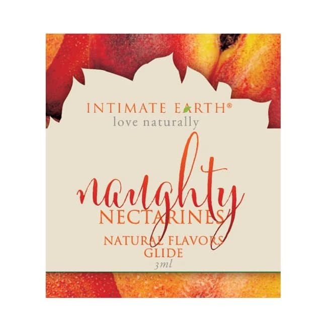 Intimate Earth Naughty Nectarines Glide Foil Pack 3ml (eaches) - Image 1 Intimate Earth Naughty Nectarines Glide Foil Pack 3ml (eaches) - Image 1