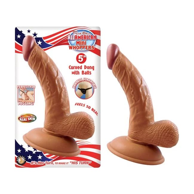 Latin American Mini Whoppers Curved Dong w/ Balls La, image 1
