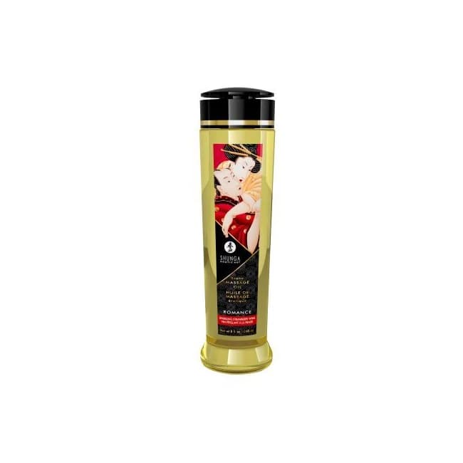 Massage Oil Romance Sparkling Strawberry Wine 8oz - Image 1 Massage Oil Romance Sparkling Strawberry Wine 8oz - Image 1