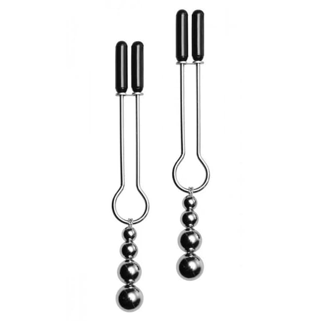 Master Series Adorn Triple Bead Nipple Clamp Set, image 1