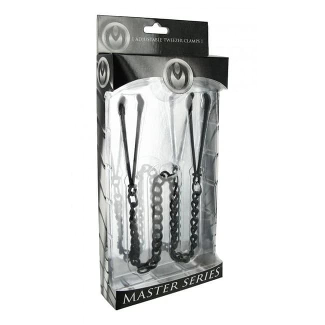 Master Series Black Tweezer Nipple Vice - Image 1