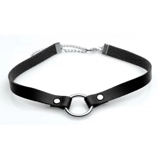 Master Series Lush Pet Silver Ring Slim Choker, image 1