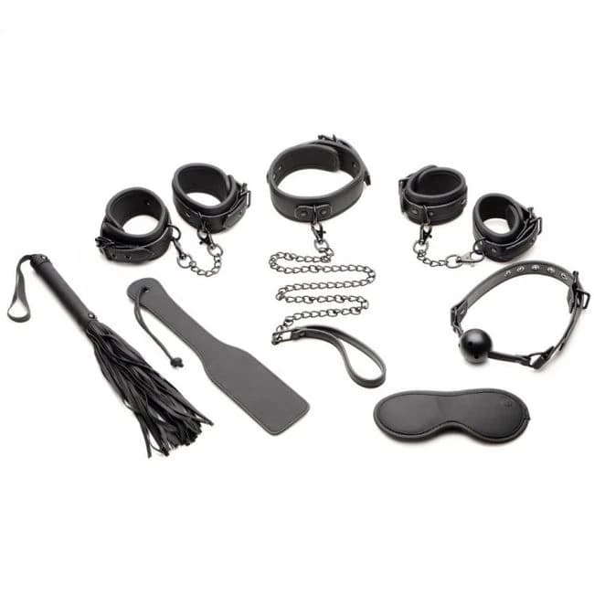 Master Series Master of Kink 10pc Deluxe Bondage Set - Image 1