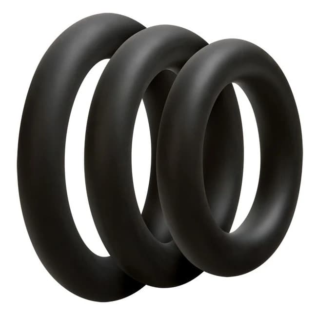 OPTIMALE 3 C-RING SET THICK BLACK - Image 1