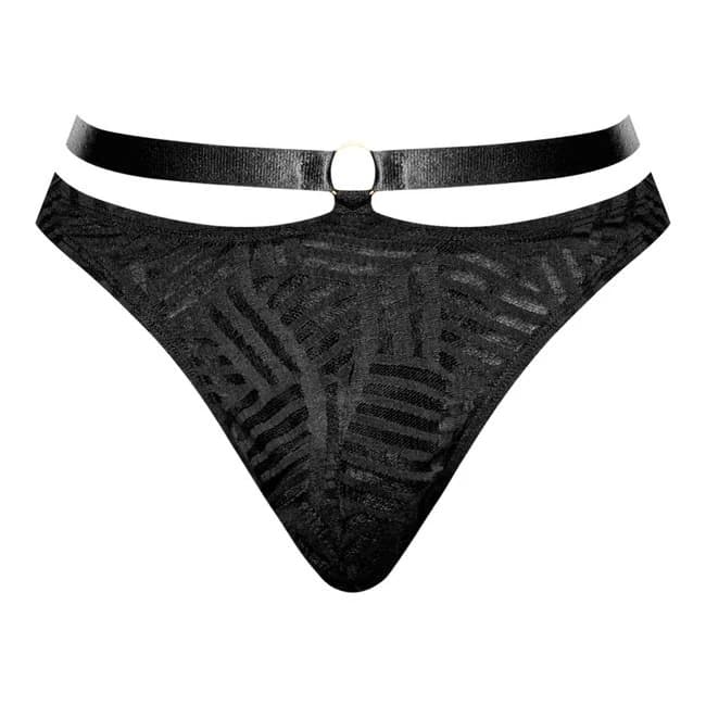 RUDE AWAKENING STRAP THONG BLACK L/XL - Image 1