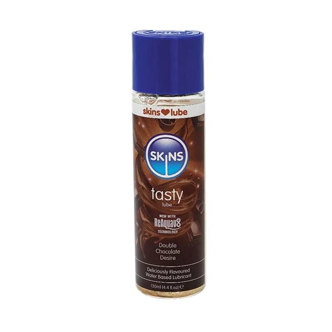 Skins Double Chocolate Water Based Lube 4.4 Fl Oz - Image 1 Skins Double Chocolate Water Based Lube 4.4 Fl Oz - Image 1