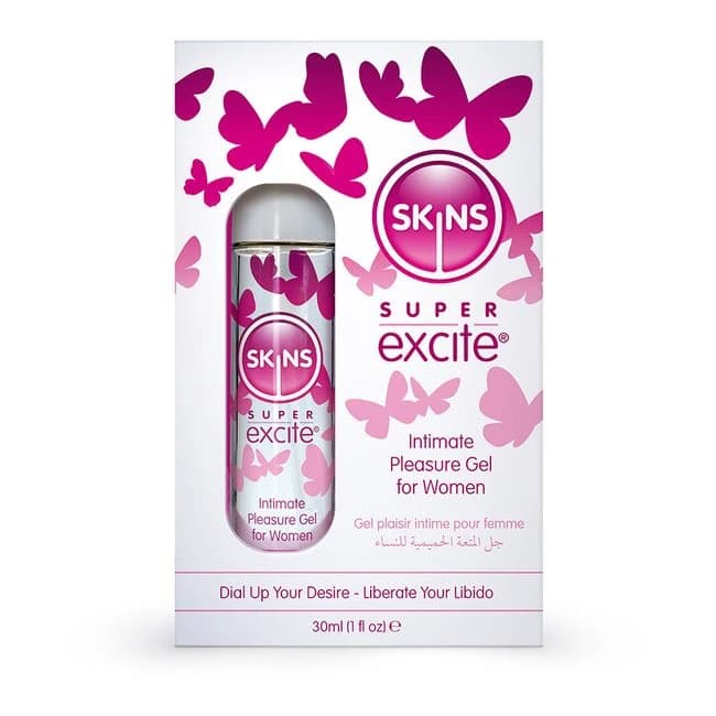 Skins Super Excite Clitoral Stimulation Gel 1 Fl Oz - Image 1 Skins Super Excite Clitoral Stimulation Gel 1 Fl Oz - Image 1
