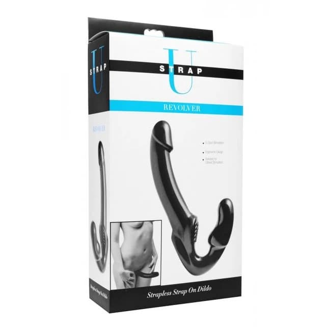 Strap U Revolver Strapless Strap on Dildo, image 1