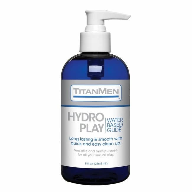 Titanmen Hydro Play Water Based Glide 8 Oz (bu) - Image 1 Titanmen Hydro Play Water Based Glide 8 Oz (bu) - Image 1