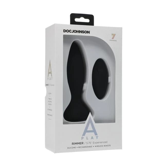 (WD) A-PLAY VIBE EXPERIENCED A PLUG RECHARGEABLE W/ REMOTE BLACK - Image 1